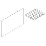 Marvel Refrigeration 42241383 Evaporator Trim - White